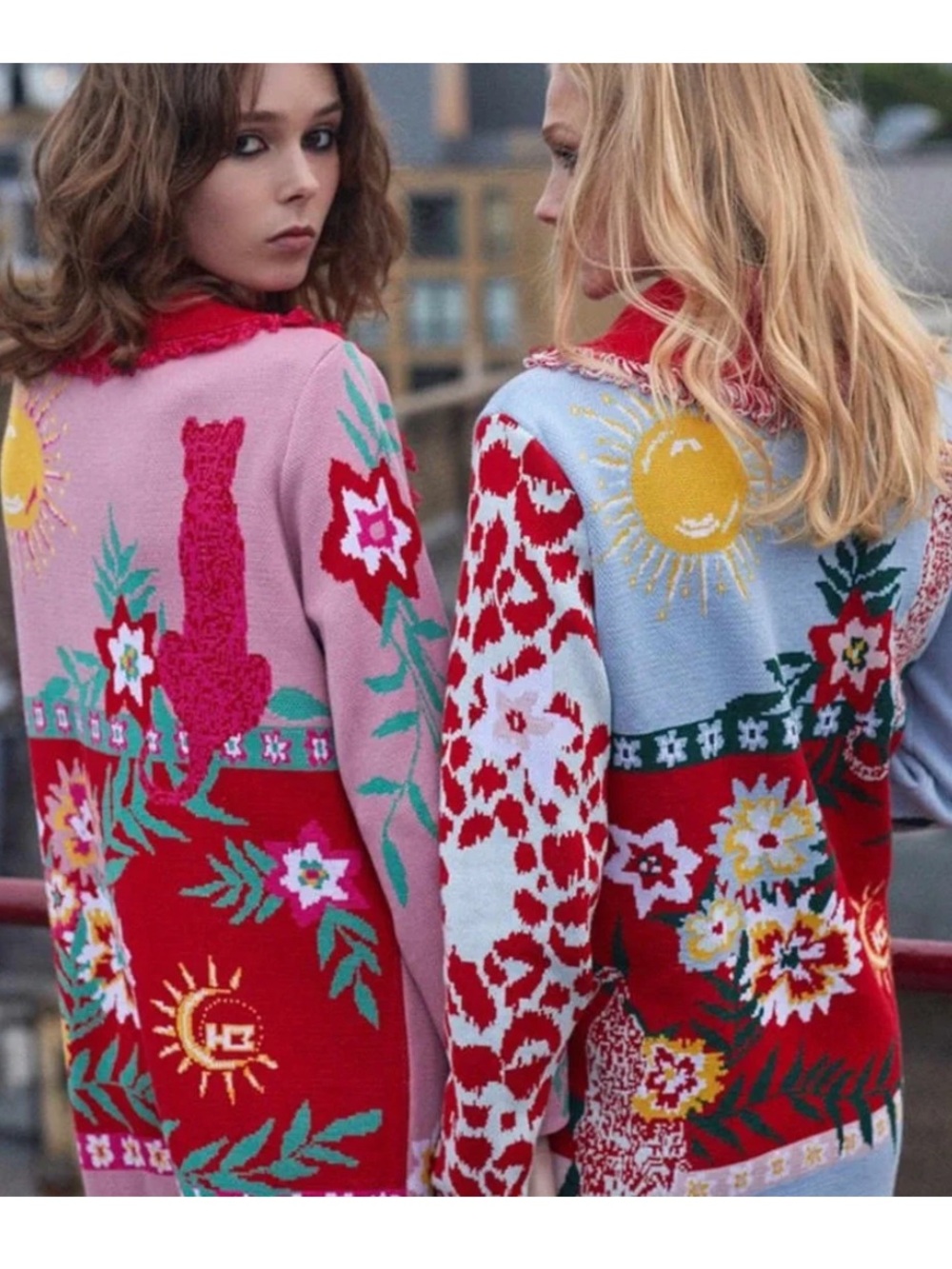 Hayley Menzies Enchanted Leopard Cardigan Sweater